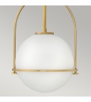 Pendant lamps - Quintiesse Somerset medium pendant lamp - 1 light source - Old brass Elstead Lighting QN-SOMERSET-P-O-HB - product 4