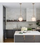 Pendant lamps - Quintiesse Somerset medium pendant lamp - 1 light source - Old brass Elstead Lighting QN-SOMERSET-P-O-HB - product 5