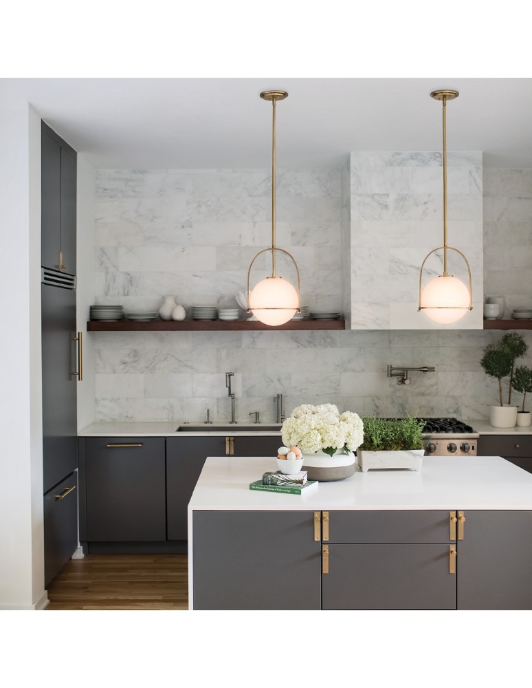 Quintiesse Średnia lampa wisząca Somerset - 1 źródło światła - Stary mosiądz Elstead Lighting QN-SOMERSET-P-O-HB Quintiesse Średnia lampa wisząca Somerset - 1 źródło światła - Stary mosiądz Elstead Lighting QN-SOMERSET-P-O-HB