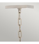 Retro pendant lamps - Quintiesse Stinson Pendant Lamp / Semi-Plafond - 4 light sources - Black / Polished Nickel Elstead Lighting QN-STINSON - product 2