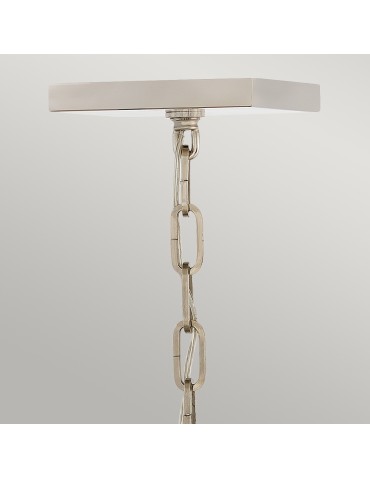 Quintiesse Lampa wisząca / Półplafon Stinson - 4 źródła światła - Czarny / Polerowany nikiel Elstead Lighting QN-STINSON - produkt 2