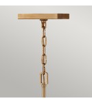 Quintiesse Lampa wisząca / Półplafon Stinson - 4 źródła światła - Postarzany mosiądz Elstead Lighting QN-STINSON-4P-L-D