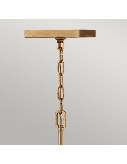 Quintiesse Lampa wisząca / Półplafon Stinson - 4 źródła światła - Postarzany mosiądz Elstead Lighting QN-STINSON-4P-L-D - produkt 2