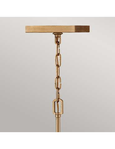 Quintiesse Średnia lampa wisząca / Półplafon Stinson - 4 źródła światła - Postarzany mosiądz Elstead Lighting QN-STINS - produkt 2
