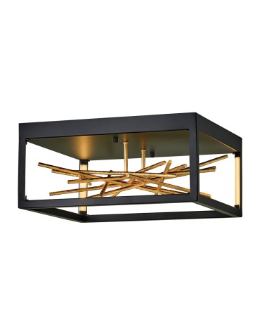Quintiesse Styx LED Plafond Elstead Lighting QN-STYX-LED-F-BG