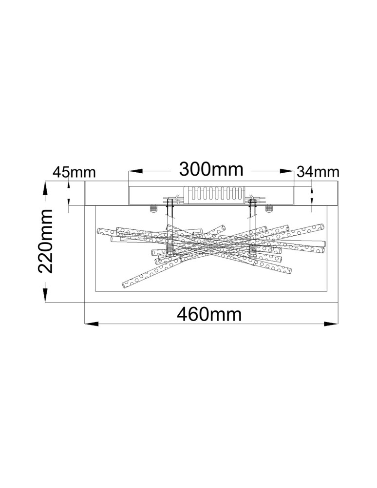 Quintiesse Plafon LED Styx Elstead Lighting QN-STYX-LED-F-BG