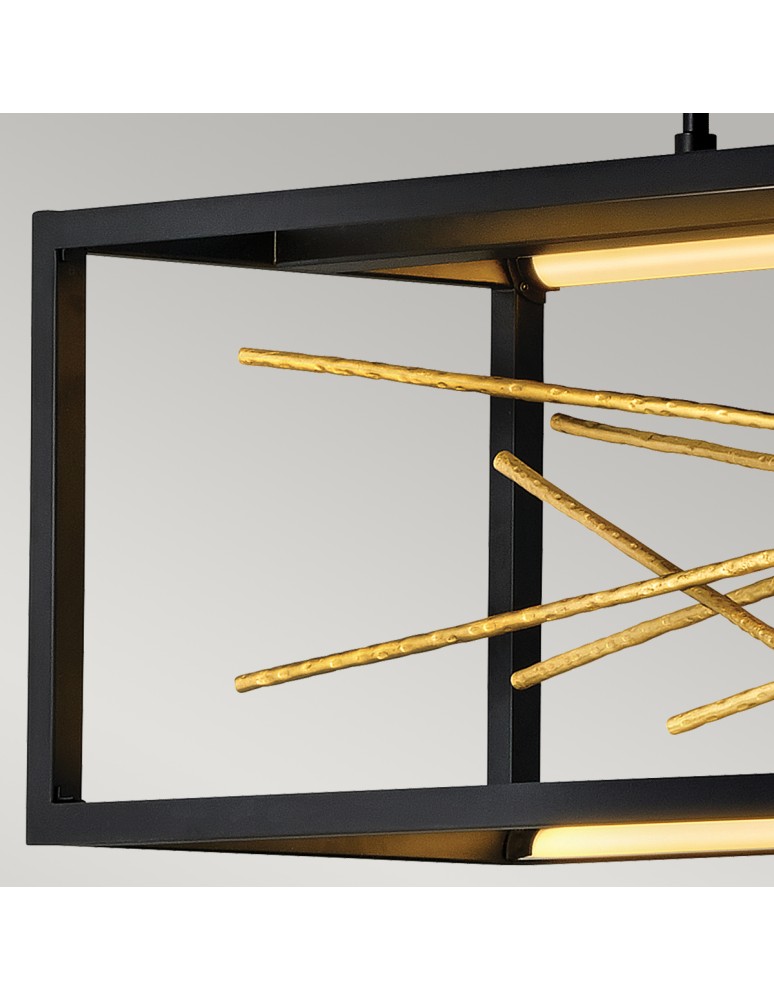 Pendant lamps over the island - Quintiesse Styx LED pendant lamp by Elstead Lighting QN-STYX-LED-ISLE-BG - product kolory-swiatla.pl 4
