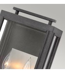 Outdoor wall lamps - Quintiesse Sutcliffe wall lantern - 2 light sources - Aged Zinc / Antique Nickel IP44 Elstead Lighting QN-SU - product 3
