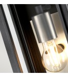 Outdoor wall lamps - Quintiesse Sutcliffe wall lantern - 1 light source - Aged Zinc / Antique Nickel IP44 Elstead Lighting QN-SU - product 4