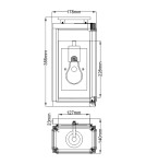 Quintiesse Latarnia naścienna Sutcliffe - 1 źródło światła - Postarzany cynk / Antyczny nikiel IP44 Elstead Lighting QN-SU