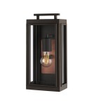 Quintiesse Latarnia naścienna Sutcliffe - 1 źródło światła - Olejowany brąz / Miedź IP44 Elstead Lighting QN-SUTCLIFFE-S