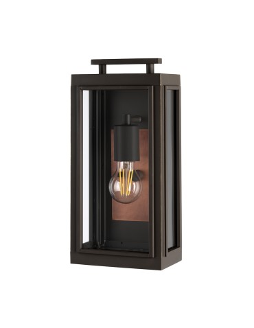 Quintiesse Latarnia naścienna Sutcliffe - 1 źródło światła - Olejowany brąz / Miedź IP44 Elstead Lighting QN-SUTCLIFFE-S - produkt 2