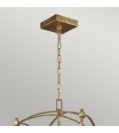 Classic pendant lamps - Quintiesse Thayer pendant lamp - 3 light sources Elstead Lighting QN-THAYER-3P-ADB - product 4