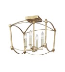 Retro ceiling lamps - Quintiesse Thayer semi-plophone - 4 light sources Elstead Lighting QN-THAYER-SF-ADB - product 1