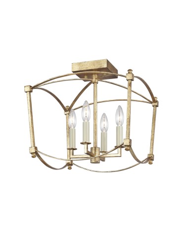 Quintiesse Półplafon Thayer - 4 źródła światła Elstead Lighting QN-THAYER-SF-ADB