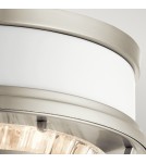 Retro ceiling lamps - Quintiesse Plafon Tollis - 2 light sources - Brushed Nickel / White Elstead Lighting QN-TOLLIS-F-BN - product 3