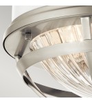 Quintiesse Plafon Tollis - 2 źródła światła - Szczotkowany nikiel / Biel Elstead Lighting QN-TOLLIS-F-BN