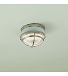 Retro ceiling lamps - Quintiesse Plafon Tollis - 2 light sources - Brushed Nickel / White Elstead Lighting QN-TOLLIS-F-BN - product 7