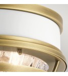 Retro ceiling lamps - Quintiesse Plafond Tollis - 2 light sources - Natural Brass / White Elstead Lighting QN-TOLLIS-F-NBR - product 2