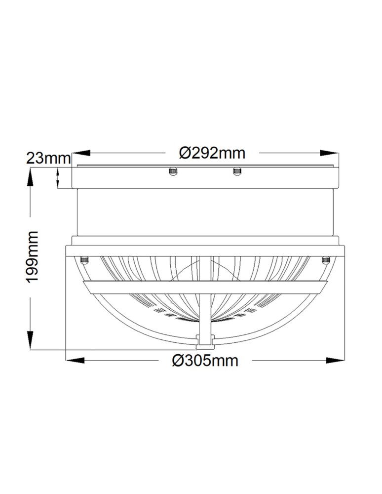 Retro ceiling lamps - Quintiesse Plafond Tollis - 2 light sources - Natural Brass / White Elstead Lighting QN-TOLLIS-F-NBR - product kolory-swiatla.pl 5