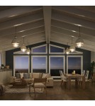 Quintiesse Lampa wisząca Tollis - 1 źródło światła - Naturalny mosiądz / Biel Elstead Lighting QN-TOLLIS-P-NBR