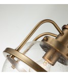 Quintiesse Lampa wisząca / Półplafon Triocent - 1 źródło światła - Naturalny mosiądz IP44 Elstead Lighting QN-TRIOCENT-