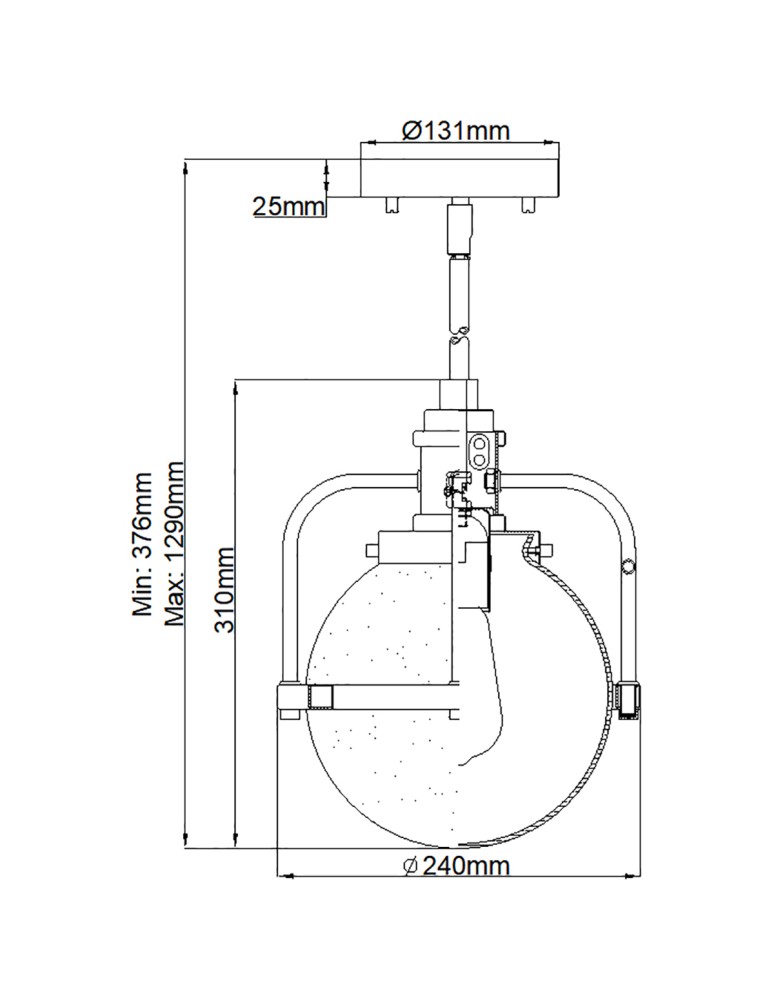 Quintiesse Lampa wisząca / Półplafon Triocent - 1 źródło światła - Naturalny mosiądz IP44 Elstead Lighting QN-TRIOCENT-