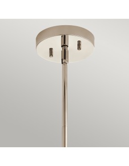 Quintiesse Lampa wisząca / Półplafon Triocent - 1 źródło światła - Polerowany nikiel IP44 Elstead Lighting QN-TRIOCENT-P - produkt 2