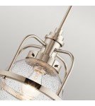 Loft pendant lamps - Quintiesse Triocent Pendant Lamp / Semi-Plaf - 1 light source - Polished Nickel IP44 Elstead Lighting QN-TRIOCENT-P - product 3