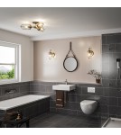 Bathroom wall lamps - Quintiesse Urban Restoration wall lamp - 1 light source IP44 Elstead Lighting QN-URBANREST1 - product 8