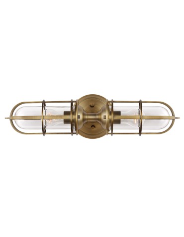 Quintiesse Urban Restoration wall lamp - 2 light sources IP44 Elstead Lighting QN-URBANREST2