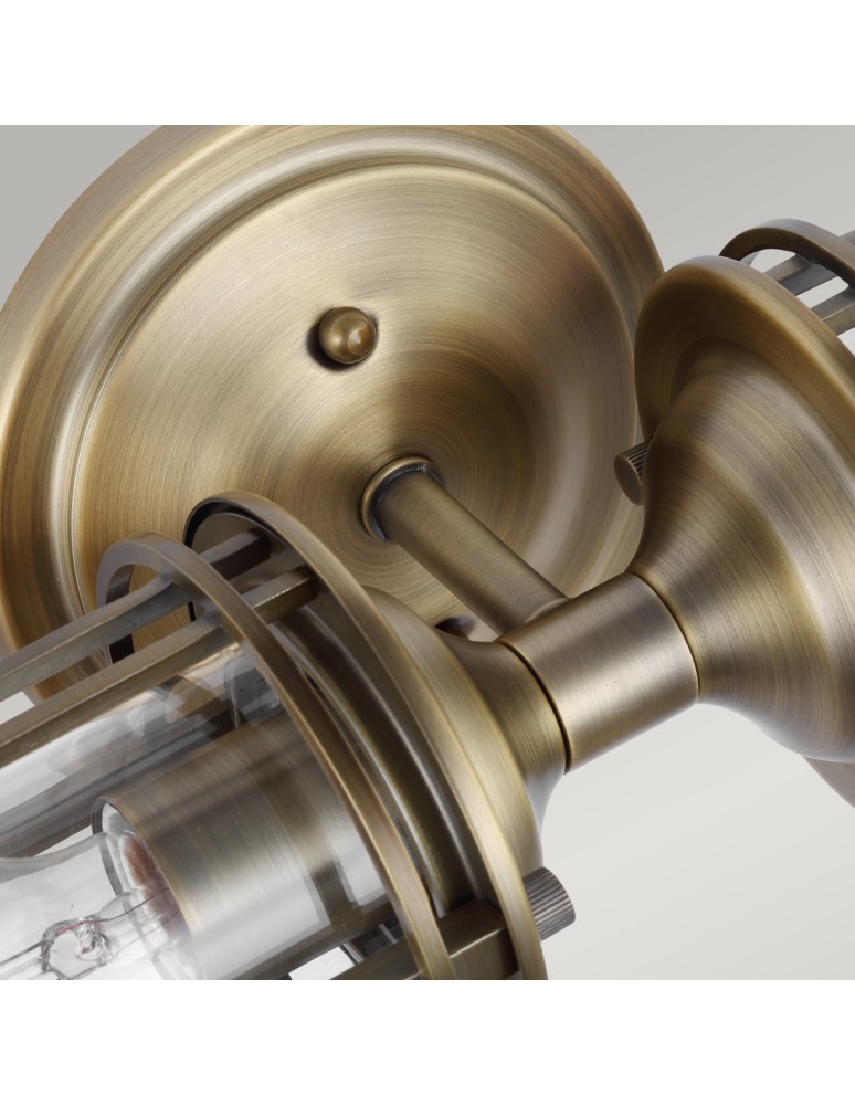 Bathroom wall lamps - Quintiesse Urban Restoration wall lamp - 2 light sources IP44 Elstead Lighting QN-URBANREST2 - product kolory-swiatla.pl 3