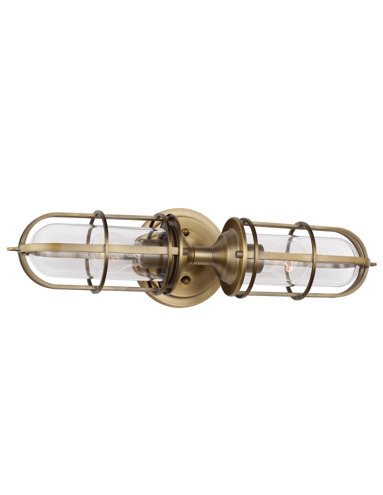 Bathroom wall lamps - Quintiesse Urban Restoration wall lamp - 2 light sources IP44 Elstead Lighting QN-URBANREST2 - product kolory-swiatla.pl 5