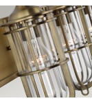 Bathroom wall lamps - Quintiesse Urban Restoration wall lamp - 3 light sources IP44 Elstead Lighting QN-URBANREST3 - product 3