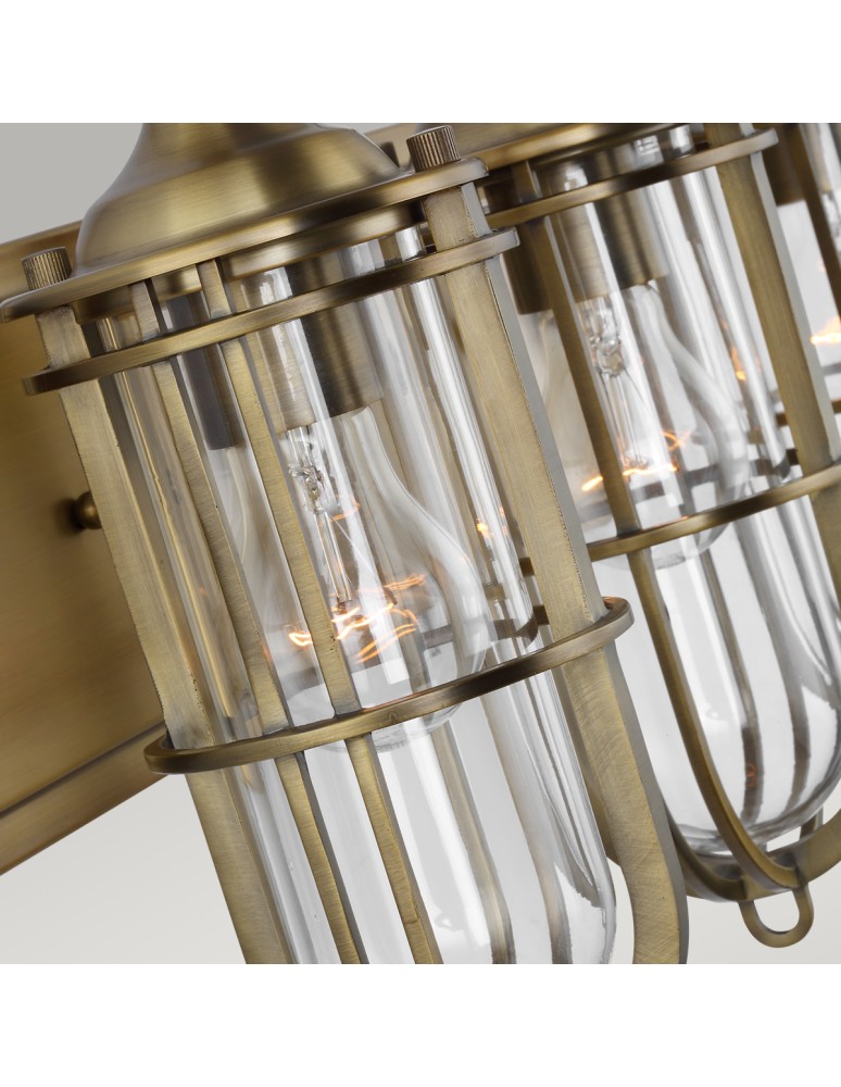 Bathroom wall lamps - Quintiesse Urban Restoration wall lamp - 3 light sources IP44 Elstead Lighting QN-URBANREST3 - product kolory-swiatla.pl 3