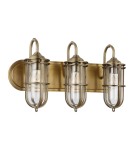 Bathroom wall lamps - Quintiesse Urban Restoration wall lamp - 3 light sources IP44 Elstead Lighting QN-URBANREST3 - product 5