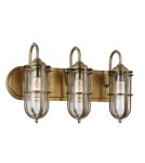 Bathroom wall lamps - Quintiesse Urban Restoration wall lamp - 3 light sources IP44 Elstead Lighting QN-URBANREST3 - product 6