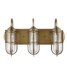 Bathroom wall lamps - Quintiesse Urban Restoration wall lamp - 3 light sources IP44 Elstead Lighting QN-URBANREST3 - product 7