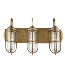 Bathroom wall lamps - Quintiesse Urban Restoration wall lamp - 3 light sources IP44 Elstead Lighting QN-URBANREST3 - product 8