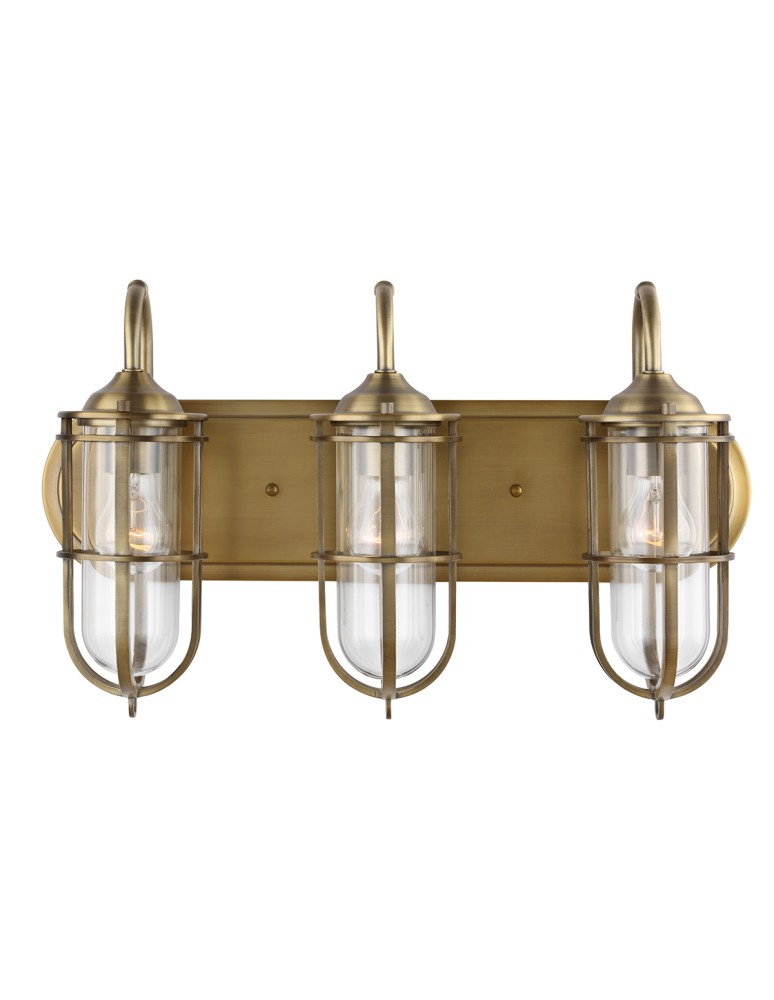 Bathroom wall lamps - Quintiesse Urban Restoration wall lamp - 3 light sources IP44 Elstead Lighting QN-URBANREST3 - product kolory-swiatla.pl 8