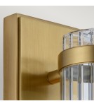 Bathroom wall lamps - Quintiesse Wellington wall lamp - 1 light source - Aged brass IP44 Elstead Lighting QN-WELLINGTON1-AB - product 3