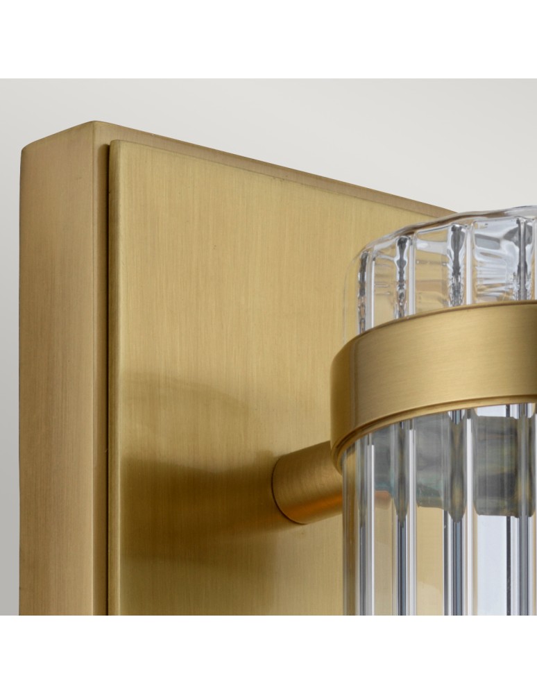 Bathroom wall lamps - Quintiesse Wellington wall lamp - 1 light source - Aged brass IP44 Elstead Lighting QN-WELLINGTON1-AB - product kolory-swiatla.pl 3