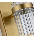 Bathroom wall lamps - Quintiesse Wellington wall lamp - 1 light source - Aged brass IP44 Elstead Lighting QN-WELLINGTON1-AB - product 5