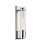 Bathroom wall lamps - Quintiesse Wellington wall lamp - 2 light sources - Polished chrome IP44 Elstead Lighting QN-WELLINGTON1-PC - product 1