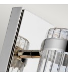 Bathroom wall lamps - Quintiesse Wellington wall lamp - 2 light sources - Polished chrome IP44 Elstead Lighting QN-WELLINGTON1-PC - product 3