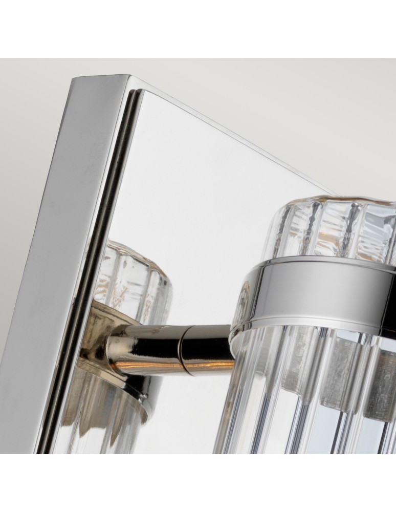 Bathroom wall lamps - Quintiesse Wellington wall lamp - 2 light sources - Polished chrome IP44 Elstead Lighting QN-WELLINGTON1-PC - product kolory-swiatla.pl 3