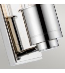 Bathroom wall lamps - Quintiesse Wellington wall lamp - 2 light sources - Polished chrome IP44 Elstead Lighting QN-WELLINGTON1-PC - product 4