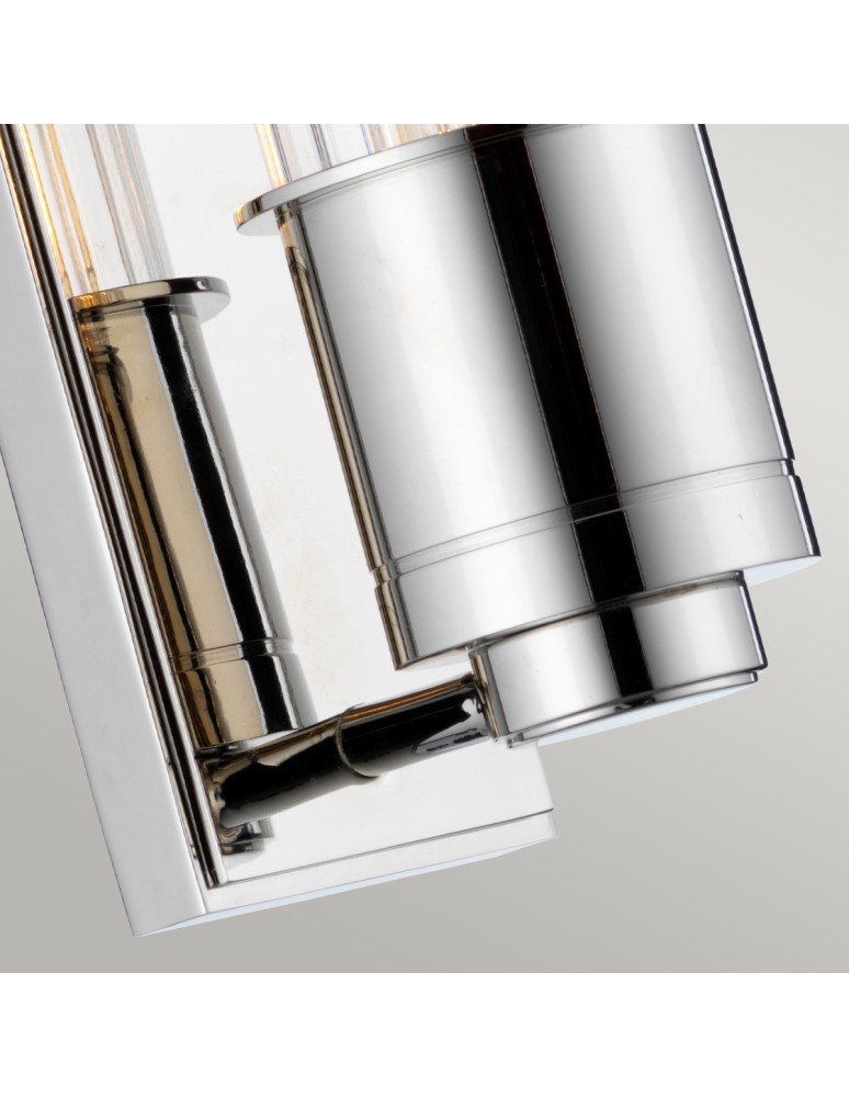Bathroom wall lamps - Quintiesse Wellington wall lamp - 2 light sources - Polished chrome IP44 Elstead Lighting QN-WELLINGTON1-PC - product kolory-swiatla.pl 4