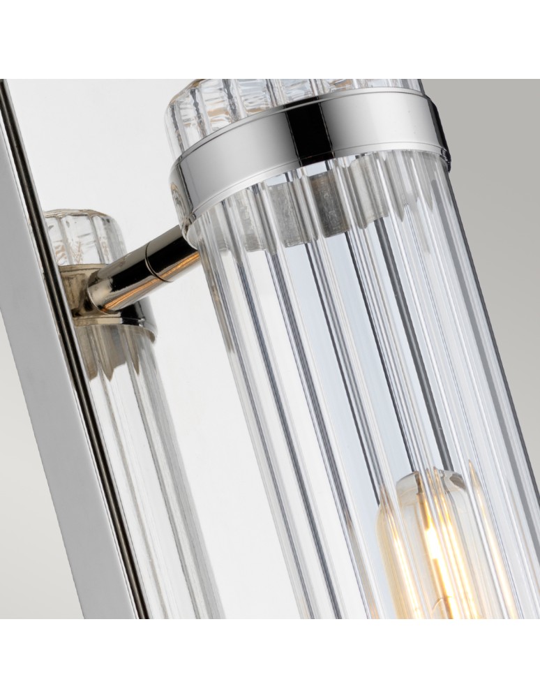 Bathroom wall lamps - Quintiesse Wellington wall lamp - 2 light sources - Polished chrome IP44 Elstead Lighting QN-WELLINGTON1-PC - product kolory-swiatla.pl 5