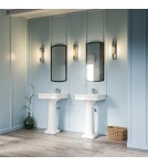 Bathroom wall lamps - Quintiesse Wellington wall lamp - 2 light sources - Polished chrome IP44 Elstead Lighting QN-WELLINGTON1-PC - product 6